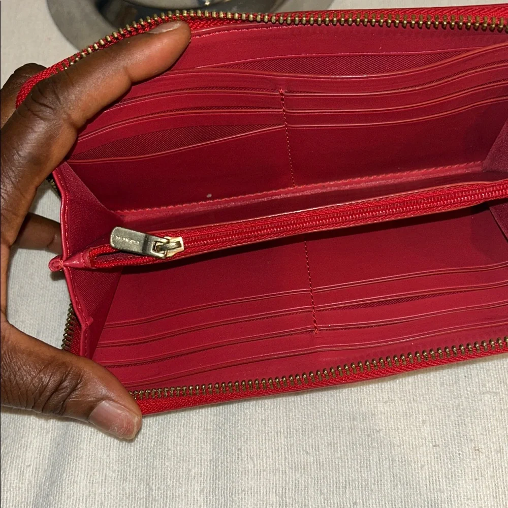 Coach long zippy wallet authentic